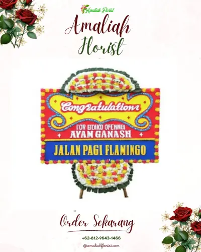 Bunga Papan Congratulation di Bobo